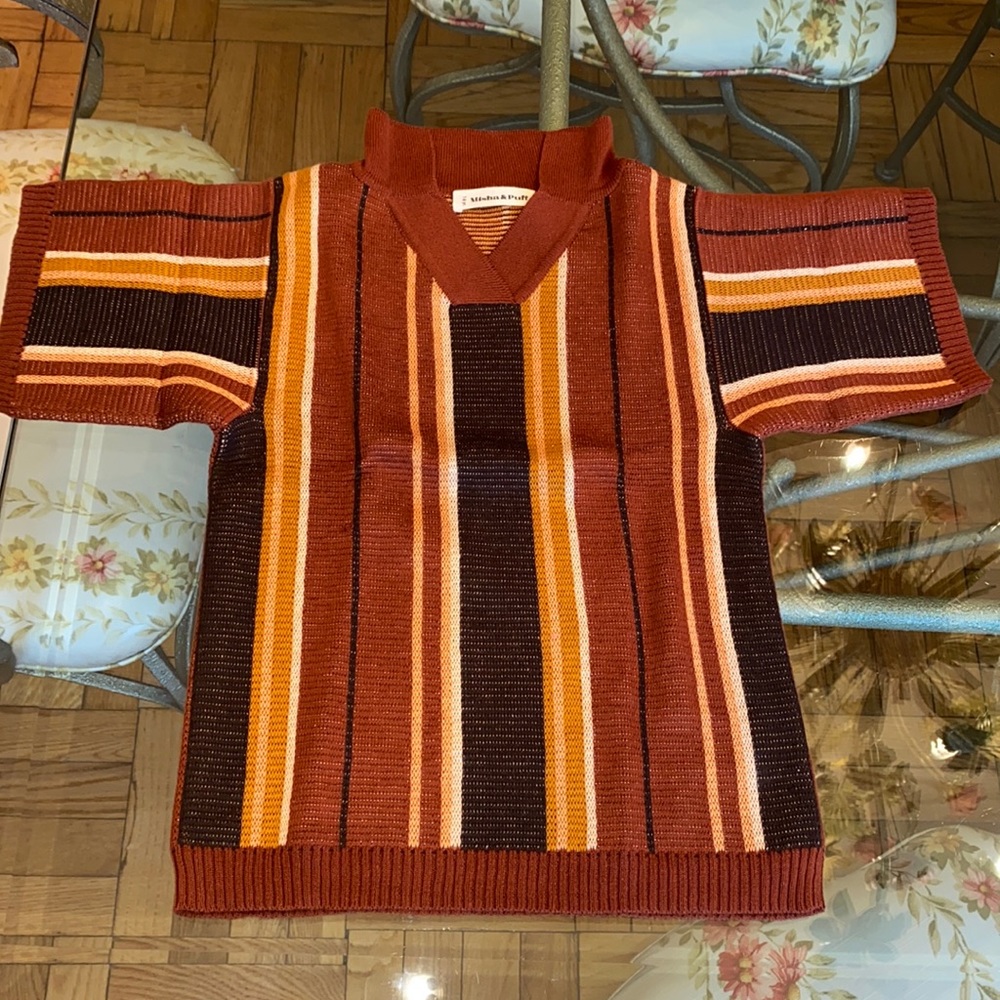 Misha and puff Pima cotton top